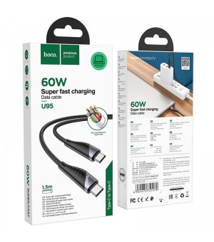 C HOCO 60W SUPER FAST CHARGING DATA CABLE TYPE C